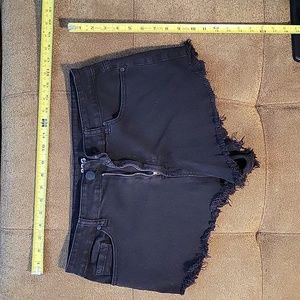 BDG Super Hise Rise Dolphin Shorts Black